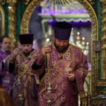 Праздничные богослужения в Свято-Троицком женском монастыре г. Симферополя в день 30-летия обретения мощей святителя Луки исповедника, архиепископа Симферопольского и Крымского