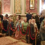 Ночная Божественная литургия в кафедральном соборе святого благоверного князя Александра Невского г. Симферополя.