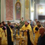Воскресные богослужения в Александро-Невском кафедральном соборе г. Симферополя.