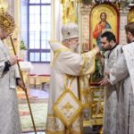 В праздник Обрезания Господня епископ Ялтинский Нестор возглавил Литургию в кафедральном соборе святого благоверного князя Александра Невского г. Симферополя.