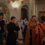 Богослужения в Александро-Невском кафедральном соборе в день Усекновение главы Пророка, Предтечи и Крестителя Господня Иоанна