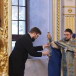 Утреня с чином Погребения Плащаницы Пресвятой Богородицы в кафедральном соборе святого благоверного князя Александра Невского г. Симферополя.