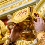 Божественная литургия  в день памяти святителя Николая, архиепископа Мир Ликийских, чудотворца в кафедральном Александро-Невском соборе.