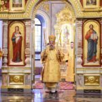 Епископ Ялтинский Нестор совершил Божественную литургию в кафедральном Александро-Невском соборе г. Симферополя в Неделю 18-ю по Пятидесятнице.