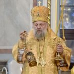 В день памяти святителя Николая Чудотворца Митрополит Лазарь возглавил Божественную литургию в кафедральном Александро-Невском соборе г. Симферополя.