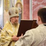 В ПРАЗДНИК КРЕЩЕНИЯ ГОСПОДНЯ МИТРОПОЛИТ СИМФЕРОПОЛЬСКИЙ И КРЫМСКИЙ ЛАЗАРЬ ВОЗГЛАВИЛ БОЖЕСТВЕННУЮ ЛИТУРГИЮ В СВЯТО-АЛЕКСАНДРО-НЕВСКОМ КАФЕДРАЛЬНОМ СОБОРЕ Г. СИМФЕРОПОЛЯ.