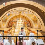 Литургия в праздник Сретения Господня в кафедральном соборе святого благоверного князя Александра Невского.