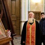 В ДЕНЬ ПАМЯТИ СВЯТЫХ РАВНОАПОСТОЛЬНЫХ КИРИЛЛА И МЕФОДИЯ ЕПИСКОП ЯЛТИНСКИЙ НЕСТОР СОВЕРШИЛ БОЖЕСТВЕННУЮ ЛИТУРГИЮ В КАФЕДРАЛЬНОМ АЛЕКСАНДРО-НЕВСКОМ СОБОРЕ Г. СИМФЕРОПОЛЯ.
