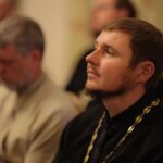 В рамках проведения сборов военных священников группировки "Днепр" в Александро-Невском кафедральном соборе был совершён молебен