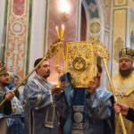 В праздник Покрова Пресвятой Богородицы, Преосвященный Каллиник, епископ Бахчисарайский возглавил Божественную литургию в кафедральном соборе святого благоверного князя Александра Невского г. Симферополя.