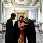 Председатель комиссии по церковному искусству, архитектуре и реставрации при епархиальном совете г. Москвы посетил кафедральный Александро-Невский собор г. Симферополя.