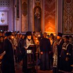 Повечерие с чтением канона Андрея Критского в Александро-Невском кафедральном соборе