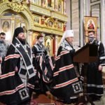 ПРАВЯЩИЙ АРХИЕРЕЙ МИТРОПОЛИТ ЛАЗАРЬ СОВЕРШИЛ ВЕЧЕРНЮ С ЧИНОМ ПРОЩЕНИЯ В АЛЕКСАНДРО-НЕВСКОМ КАФЕДРАЛЬНОМ СОБОРЕ Г. СИМФЕРОПОЛЯ.