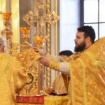 Епископ Ялтинский Нестор совершил Божественную литургию в кафедральном Александро-Невском соборе г. Симферополя в Неделю 18-ю по Пятидесятнице.