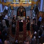 Повечерие с чтением канона преподобного Андрея Критского в кафедральном Свято-Александро-Невском соборе.