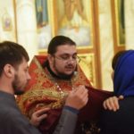Божественная литургия в день памяти святой блаженной Матроны Московской в  нижнем храме (во имя святителя Гурия, Архиепископа Таврического) кафедрального Свято-Александро-Невского собора г. Симферополя.
