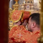 Ночная Божественная литургия в кафедральном соборе святого благоверного князя Александра Невского г. Симферополя.