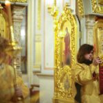 Воскресные богослужения в Александро-Невском кафедральном соборе в Неделю 20-ю по Пятидесятнице