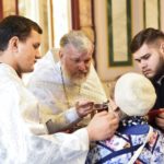 Литургия в Неделю 7-ю по Пасхе, святых отцов I Вселенского Собора (325) в кафедральном соборе святого благоверного князя Александра Невского г. Симферополя.