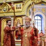 В ДЕНЬ ПАМЯТИ СВЯТЫХ РАВНОАПОСТОЛЬНЫХ КИРИЛЛА И МЕФОДИЯ ЕПИСКОП ЯЛТИНСКИЙ НЕСТОР СОВЕРШИЛ БОЖЕСТВЕННУЮ ЛИТУРГИЮ В КАФЕДРАЛЬНОМ АЛЕКСАНДРО-НЕВСКОМ СОБОРЕ Г. СИМФЕРОПОЛЯ.