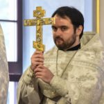 Литургия в Неделю 7-ю по Пасхе, святых отцов I Вселенского Собора (325) в кафедральном соборе святого благоверного князя Александра Невского г. Симферополя.