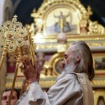 Всенощное бдение в кафедральном Александро-Невском соборе г. Симферополя на кануне дня памяти святителя Спиридона, епископа  Тримифунтского чудотворца