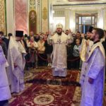 НОЧНОЕ РОЖДЕСТВЕНСКОЕ БОГОСЛУЖЕНИЕ ВОЗГЛАВИЛ ЕПИСКОП БАХЧИСАРАЙСКИЙ КАЛЛИНИК В КАФЕДРАЛЬНОМ СОБОРЕ СВЯТОГО БЛАГОВЕРНОГО КНЯЗЯ АЛЕКСАНДРА НЕВСКОГО Г. СИМФЕРОПОЛЯ.