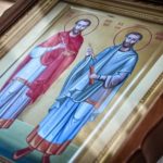 В ДЕНЬ ПАМЯТИ МУЧЕНИКОВ-БЕССРЕБРЕНИКОВ КОСМЫ И ДАМИАНА РИМСКИХ В КАФЕДРАЛЬНОМ АЛЕКСАНДРО-НЕВСКОМ СОБОРЕ Г. СИМФЕРОПОЛЯ БЫЛА СОВЕРШЕНА БОЖЕСТВЕННАЯ ЛИТУРГИЯ.