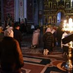ВСЕНОЩНОЕ БДЕНИЕ В КАНУН НЕДЕЛИ О СТРАШНОМ СУДЕ В АЛЕКСАНДРО-НЕВСКОМ КАФЕДРАЛЬНОМ СОБОРЕ Г. СИМФЕРОПОЛЯ.