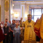 Митрополит Симферопольский и Крымский Тихон возглавил Божественную литургию престольного праздника в Александро-Невском кафедральном соборе г. Симферополя