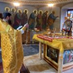 Божественная литургияв нижнем храме имени св.Гурия Таврического, кафедрального Свято- Александро- Невского собора г.Симферополя   в день памяти Собора Московских Святителей