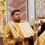 Всенощное бдение в кафедральном Александро-Невском соборе г. Симферополя в канун дня памяти славных и всехвальных первоверховных апостолов Петра и Павла.