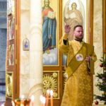 Божественная литургия в день памяти святителя Спиридона, епископа Тримифунтского в нижнем храме имени св.Гурия Таврического.