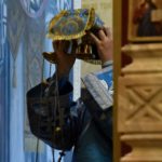 В праздник Покрова Пресвятой Богородицы, в кафедральном соборе святого благоверного князя Александра Невского г. Симферополя прошел малый престольный праздник в честь Покрова Пресвятой Богородицы.