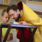 Воскресные богослужения в Александро-Невском кафедральном соборе в Неделю 15-ю по Пятидесятнице, в праздник Положения честного пояса Пресвятой Богородицы