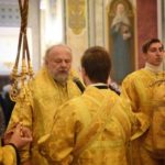 ЕПИСКОП ЯЛТИНСКИЙ НЕСТОР ВОЗГЛАВИЛ ЛИТУРГИЮ В ДЕНЬ ПАМЯТИ ПРАВЕДНОГО ИОАННА КРОНШТАДТСКОГО В КАФЕДРАЛЬНОМ АЛЕКСАНДРО-НЕВСКОМ СОБОРЕ Г. СИМФЕРОПОЛЯ.