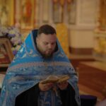 Благодарственный молебен, в завершение которого были вручены сертификаты об успешном окончании библейско-богословских курсов при Просветительском центре имени св. Гурия, архиепископа Таврического