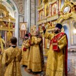 Митрополит Симферопольский и Крымский Тихон совершил Всенощное бдение в кафедральном Александро-Невском соборе