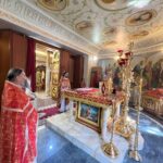 Литургия  в день памяти святителя Луки исповедника, архиепископа Симферопольского в кафедральном Александро-Невском соборе.
