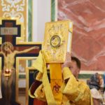 Архиерейское богослужение в Неделю 9-ю по Пятидесятнице в кафедральном Александро-Невском соборе г. Симферополя.