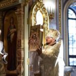 БОЖЕСТВЕННАЯ ЛИТУРГИЯ В НЕДЕЛЮ 31-Ю ПО ПЯТИДЕСЯТНИЦЕ, ПО БОГОЯВЛЕНИИ В КАФЕДРАЛЬНОМ СОБОРЕ СВЯТОГО БЛАГОВЕРНОГО КНЯЗЯ АЛЕКСАНДРА НЕВСКОГО.