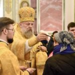 Всенощное бдение в кафедральном Александро-Невском соборе г. Симферополя на кануне дня памяти святителя Спиридона, епископа  Тримифунтского чудотворца