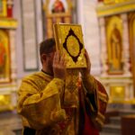 Богослужение в канун Недели 23-й по Пятидесятнице в кафедральном Александро-Невском соборе