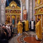 Литургия в Неделю 25-ю по Пятидесятнице в кафедральном соборе святого благоверного князя Александра Невского