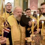 Всенощное бдение в кафедральном Александро-Невском соборе г. Симферополя на кануне дня памяти святителя Спиридона, епископа  Тримифунтского чудотворца