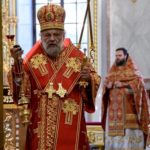 В ДЕНЬ ПАМЯТИ СВЯТЫХ РАВНОАПОСТОЛЬНЫХ КИРИЛЛА И МЕФОДИЯ ЕПИСКОП ЯЛТИНСКИЙ НЕСТОР СОВЕРШИЛ БОЖЕСТВЕННУЮ ЛИТУРГИЮ В КАФЕДРАЛЬНОМ АЛЕКСАНДРО-НЕВСКОМ СОБОРЕ Г. СИМФЕРОПОЛЯ.