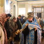 Всенощное бдение в канун праздника Введения во храм Пресвятой Владычицы нашей Богородицы и Приснодевы Марии.