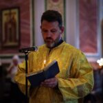 Богослужение в  кафедральном Свято-Александро-Невском соборе в канун Недели 15-й по Пятидесятниц