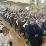 Клирик Александро-Невского кафедрального собора принял участие в торжественной линейке в средней школе № 2, посвященной Дню знаний
