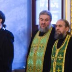 Всенощное бдение в кафедральном Свято-Александро-Невском соборе в канун престольного торжества.